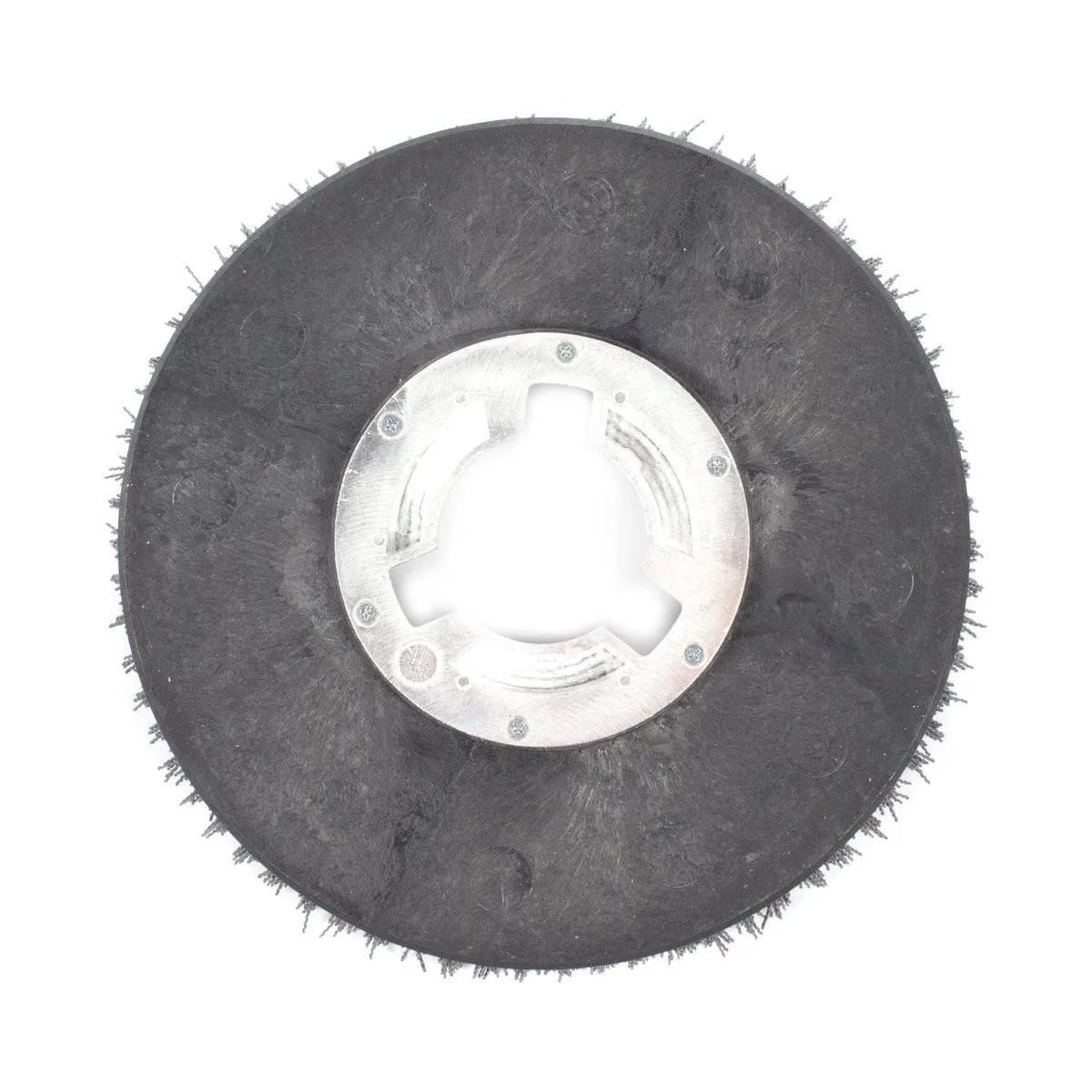 15" Heavy Duty 80 Grit Impregnated Nylon Floor Stripping Brush for Floor Buffers (13" Actual Diameter)