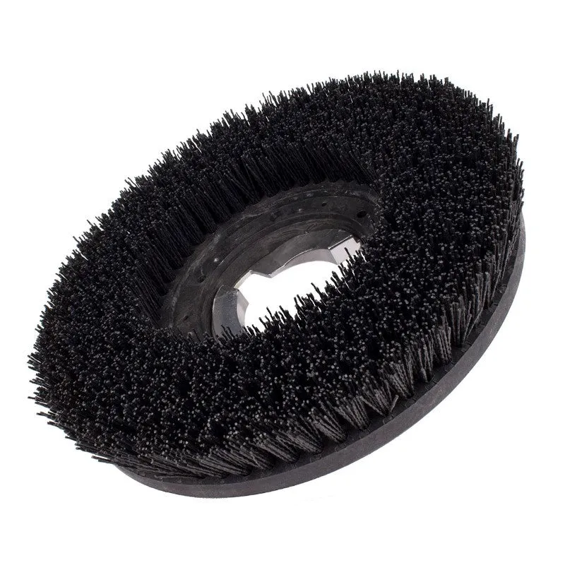 15" Heavy Duty 80 Grit Impregnated Nylon Floor Stripping Brush for Floor Buffers (13" Actual Diameter)