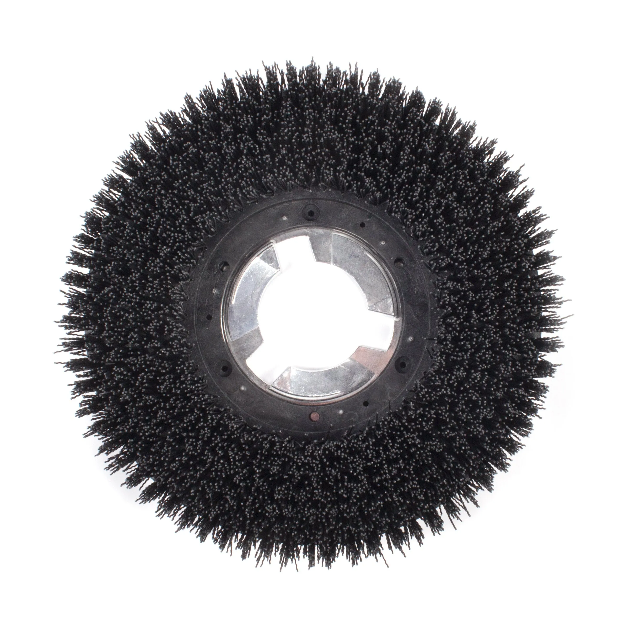 15" Heavy Duty 80 Grit Impregnated Nylon Floor Stripping Brush for Floor Buffers (13" Actual Diameter)