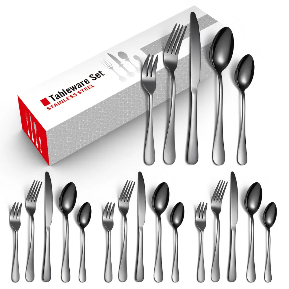 20 Piece Luxury Stainless Steel Flatware Set