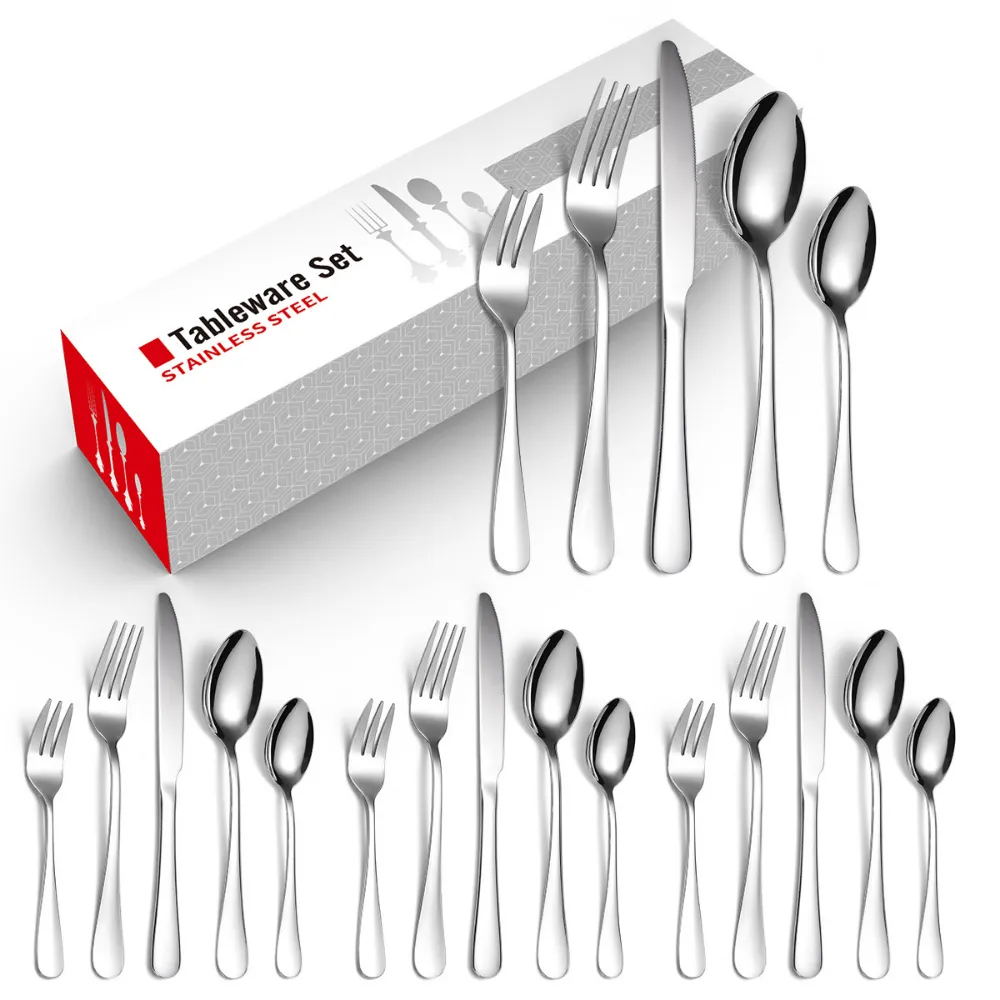 20 Piece Luxury Stainless Steel Flatware Set