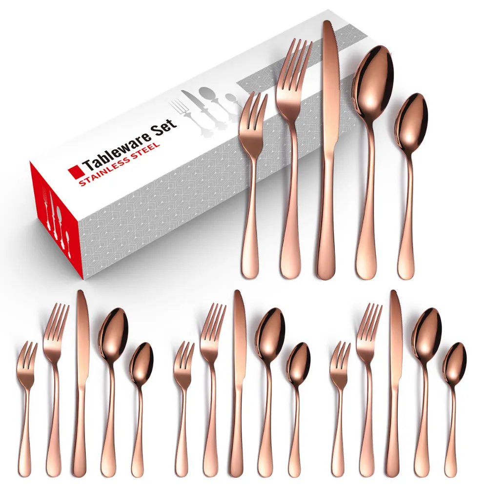 20 Piece Luxury Stainless Steel Flatware Set