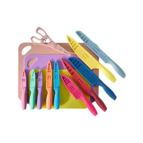 25 Piece Colourful Cutlery Set