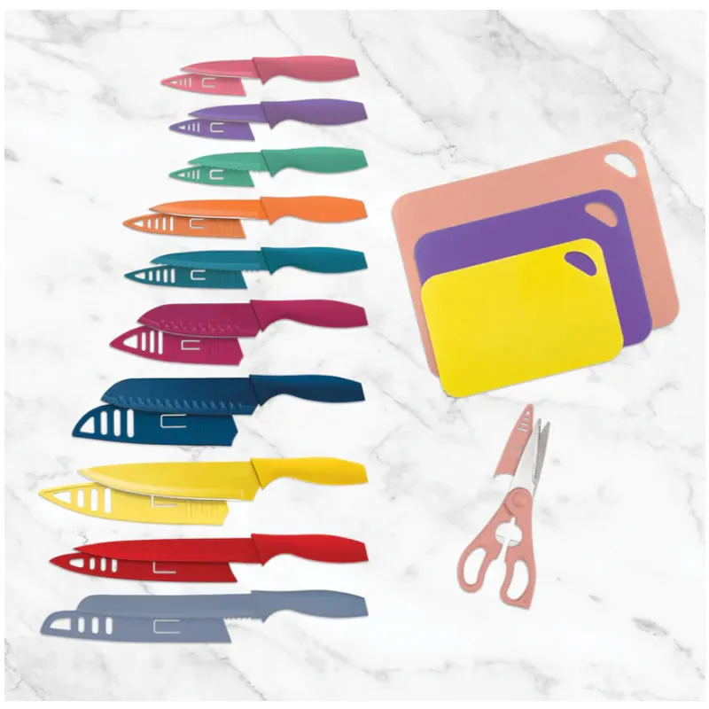 25 Piece Colourful Cutlery Set
