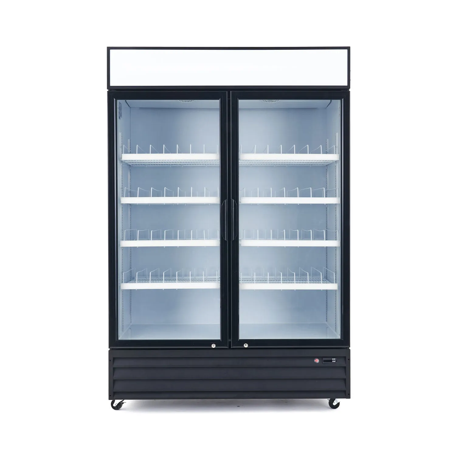 52.4" Commercial Merchandiser Refrigerator Two Swing Door  40 cu. ft. Capacity