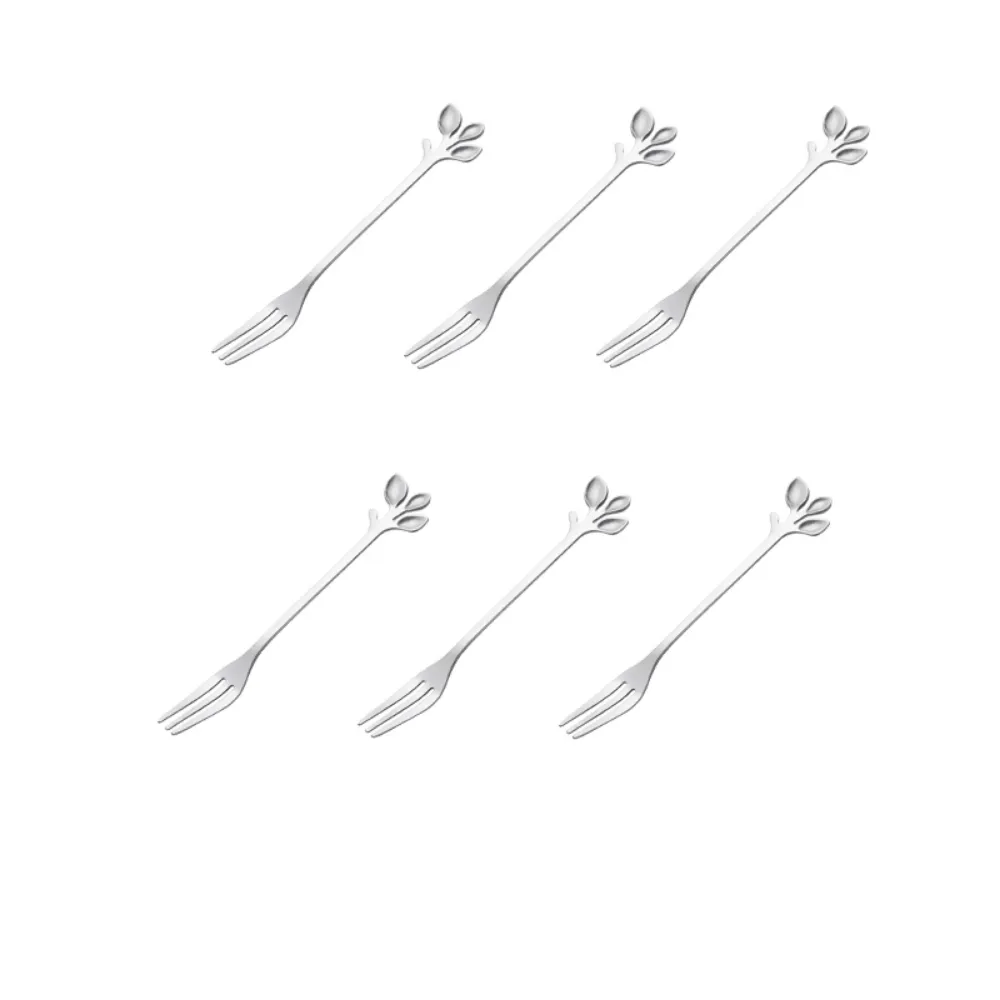 6 Piece Leaf Cutlery Set