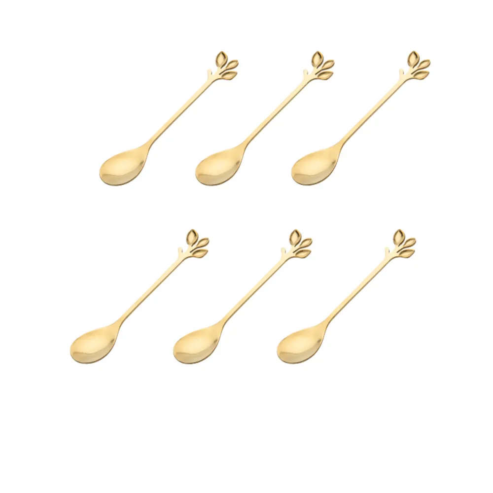 6 Piece Leaf Cutlery Set