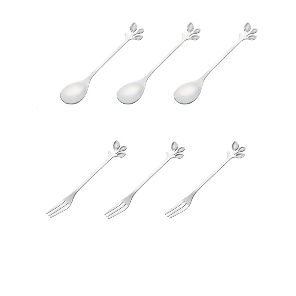 6 Piece Leaf Cutlery Set