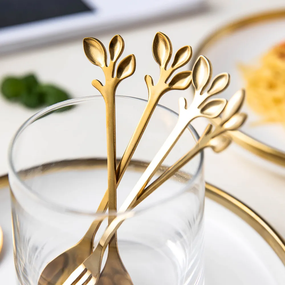 6 Piece Leaf Cutlery Set