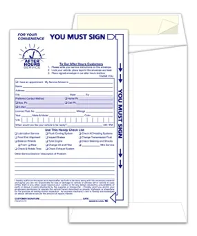 6" x 9" Standard Peel N Seal After Hours Envelopes - 24# White Wove Open-End Top Opening Night Drop Envelopes - Perfect for Post-Business Hour Transactions
