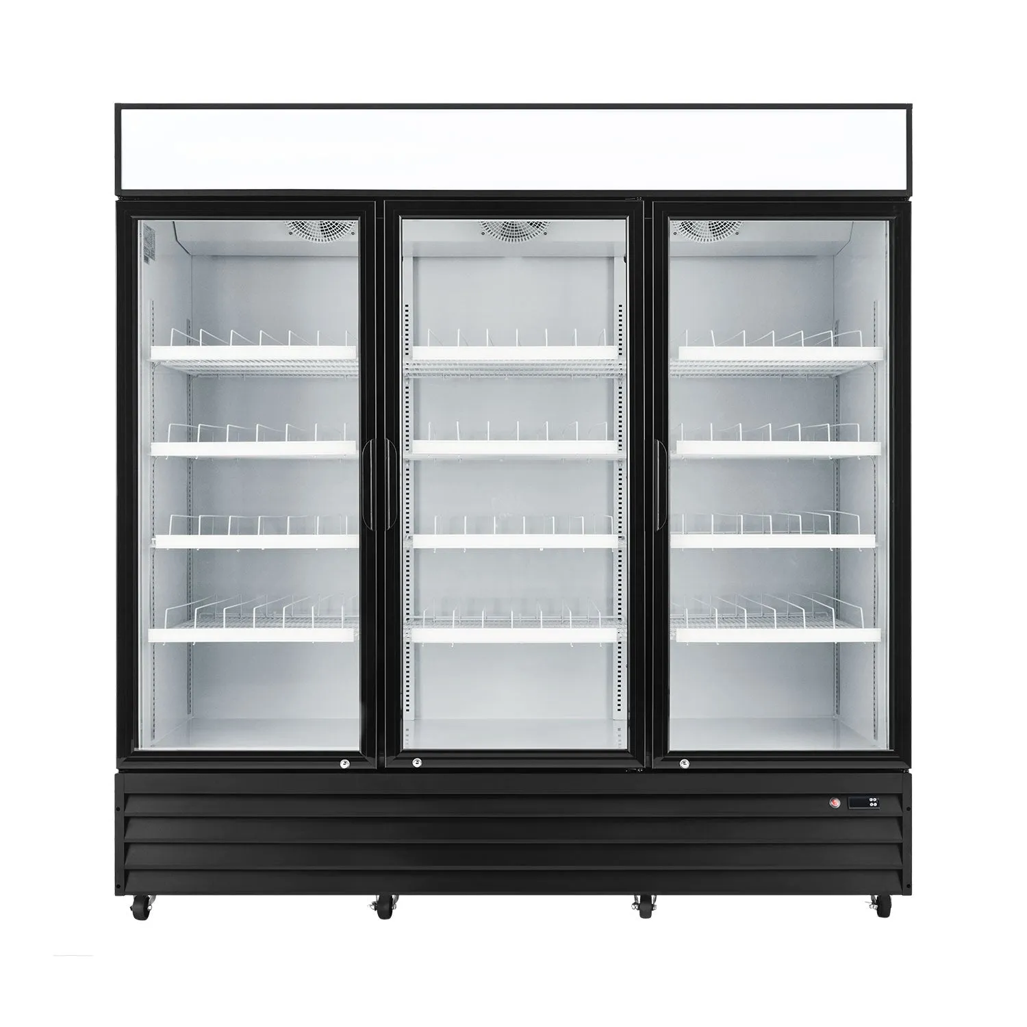 78.1" Commercial Merchandiser Refrigerator Three Door 72.4 cu. ft. Capacity