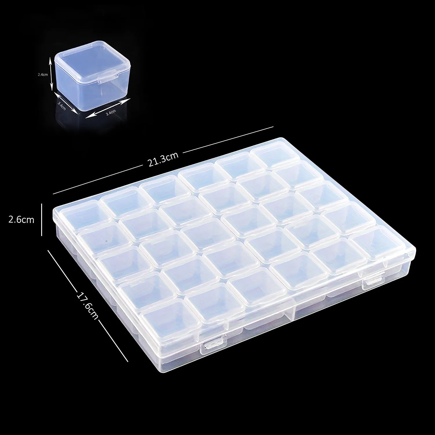 9 In 1,15 In 1 & 30 In 1 Clear Storage Box Combo