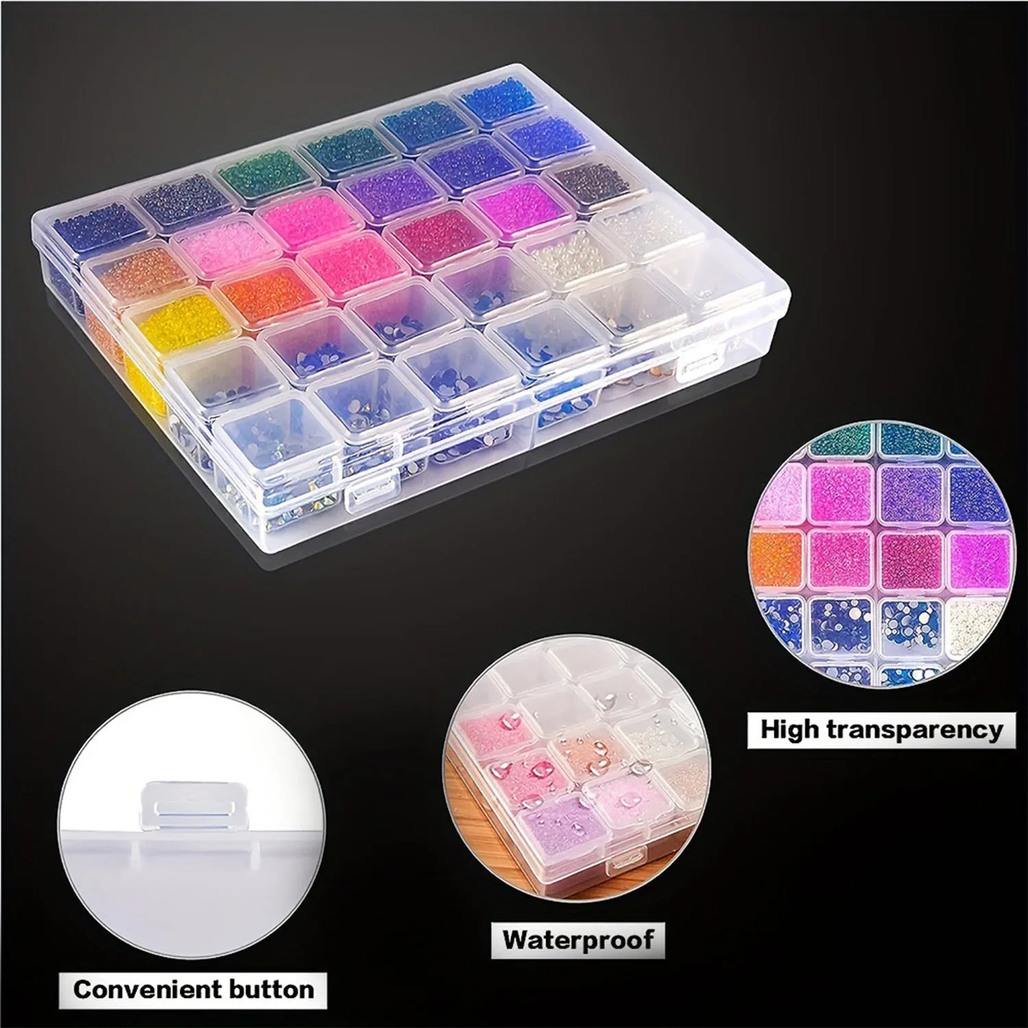 9 In 1,15 In 1 & 30 In 1 Clear Storage Box Combo