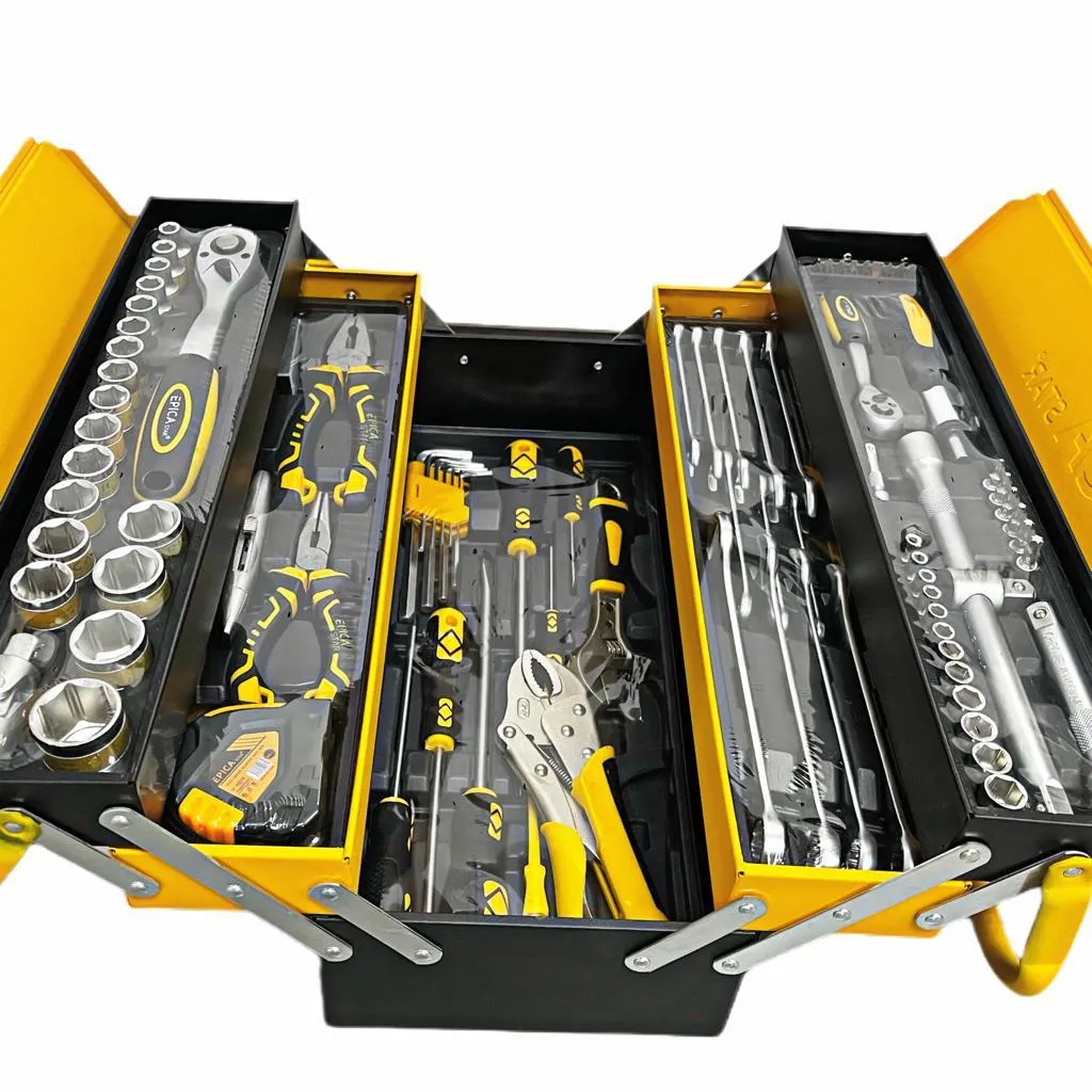 95-Pcs Metal Folding Tools Storage Box Ep-60681