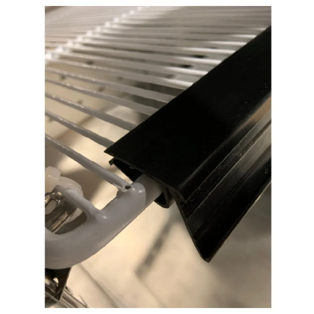 Atosa WA300003 Price Tag Molding For Double Wire Shelves 20-1/2"W Black