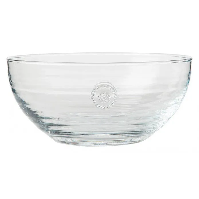 Berry & Thread Glassware Bowl, 8.5"