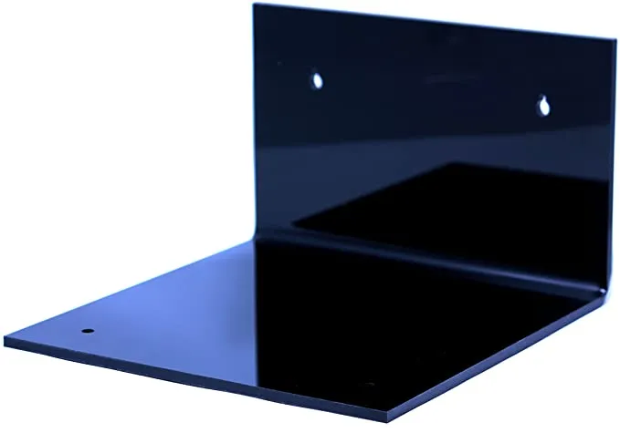 Black Acrylic Wall Mounts - Better Display Cases (Case Not Included)