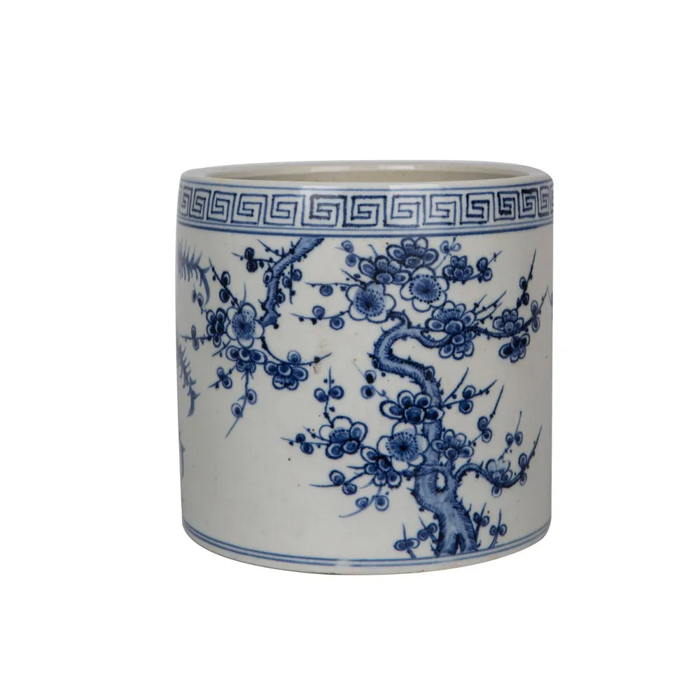 Blue Pinetree Cachepot