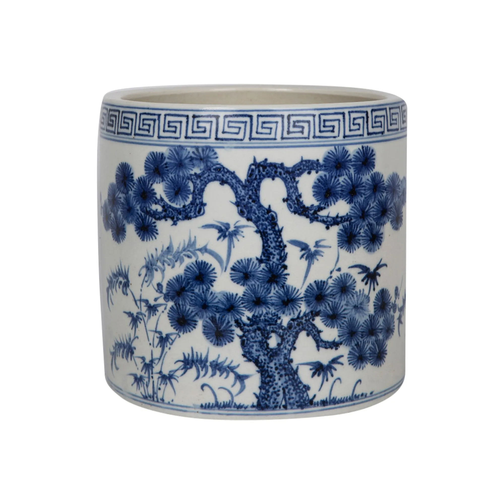 Blue Pinetree Cachepot