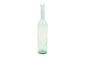 BLUE RECYCLED GLASS SPANISH VASE