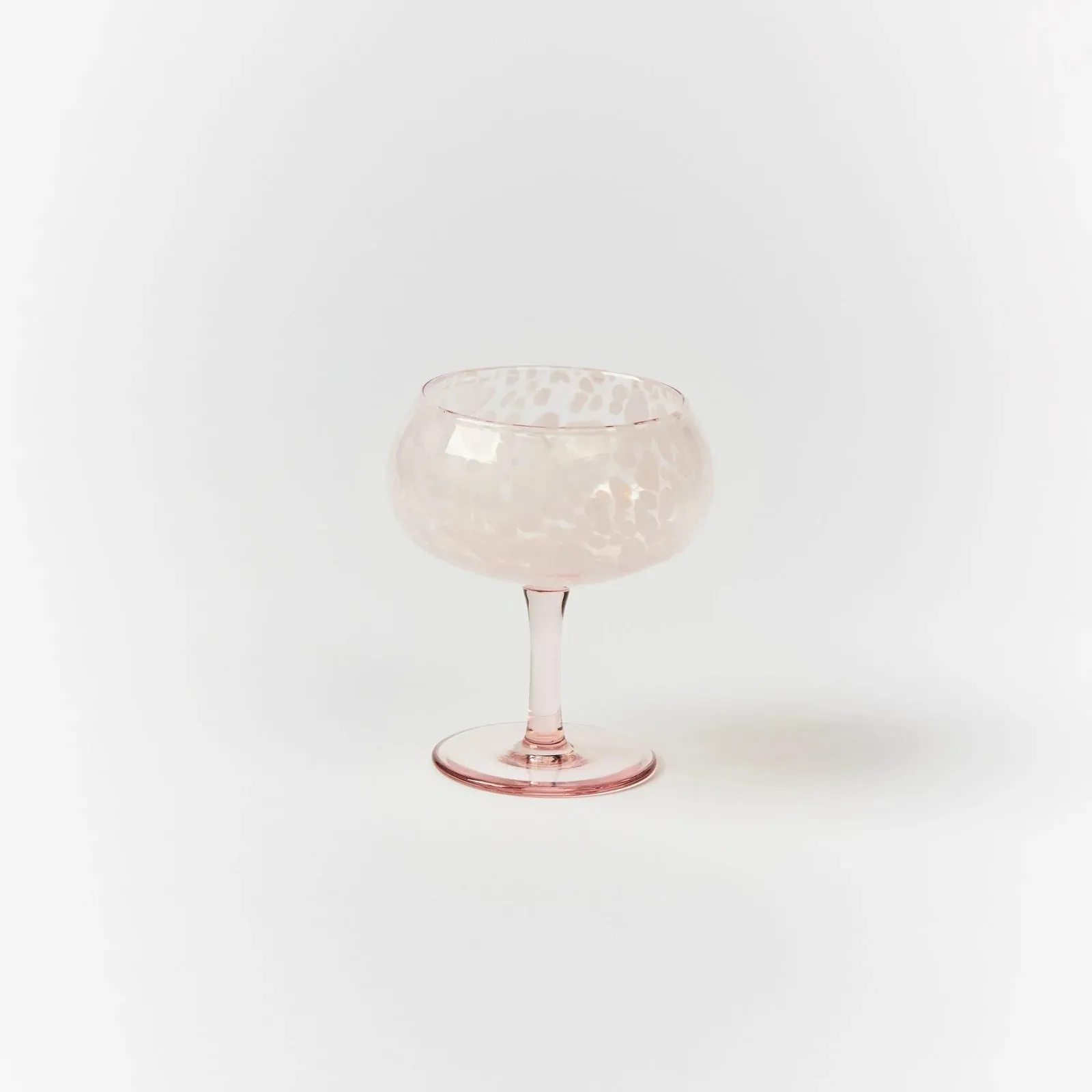 Bonnie & Neil Glass Coupe Dots Set 2 - Pink