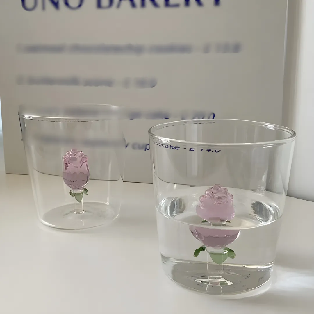 Borosilicate 3D Glass Tumbler 300ML