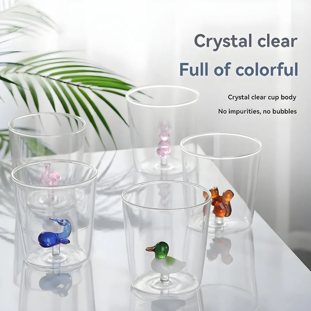 Borosilicate 3D Glass Tumbler 300ML