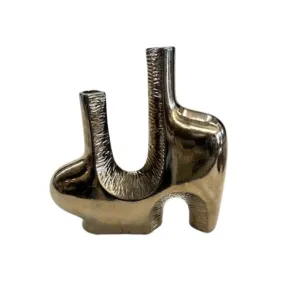 Bronze Hippo Vase