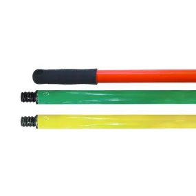 Broom & Mop Handle - Globe 60" Heavy Duty, Various Colours