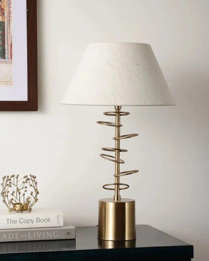 Cascading Rings Lamp | 4 x 4 x 16 inches