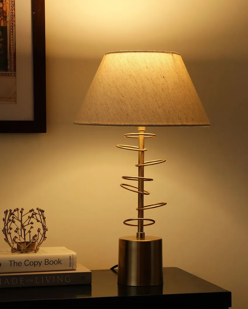 Cascading Rings Lamp | 4 x 4 x 16 inches