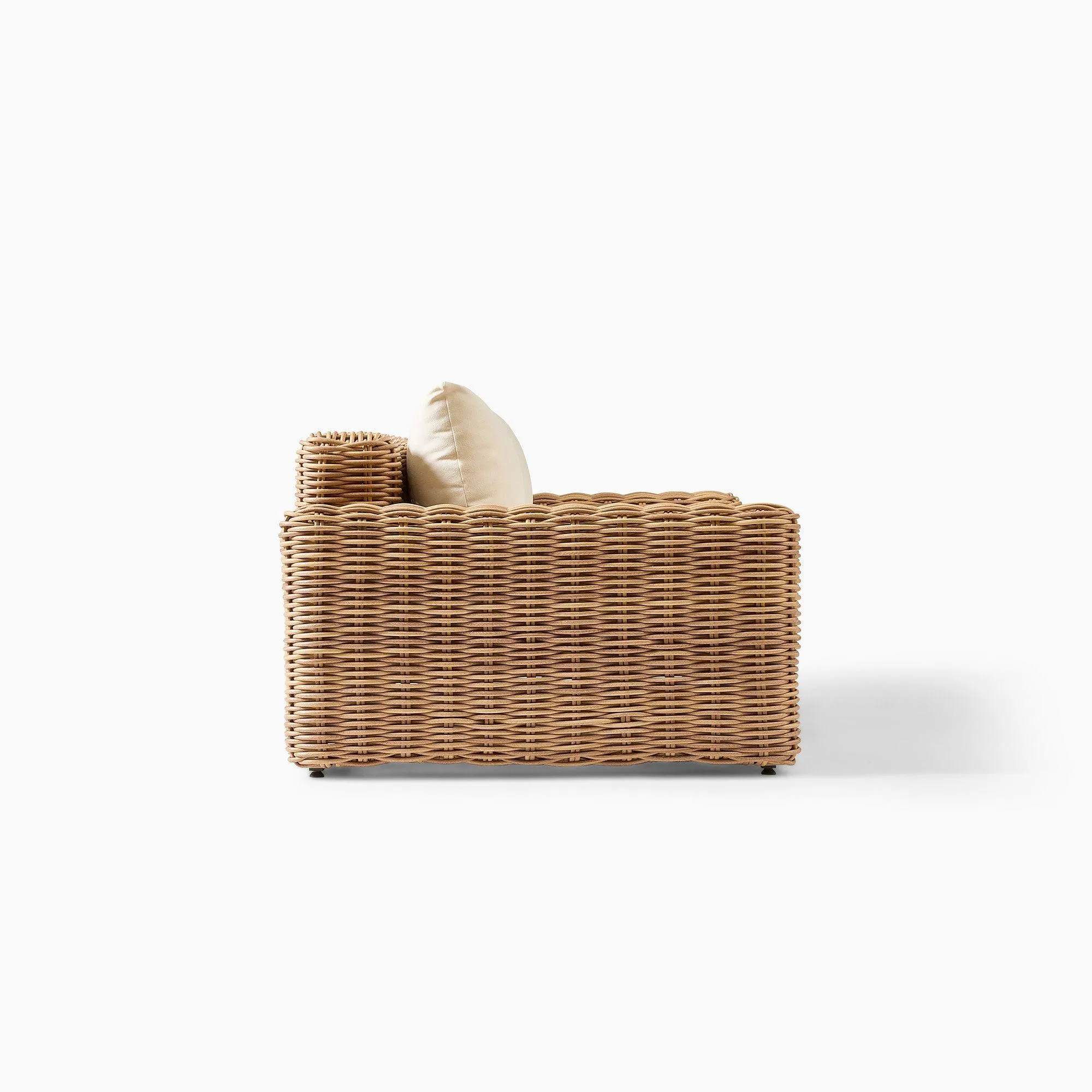 Conti All-Weather Resin Wicker Sofa