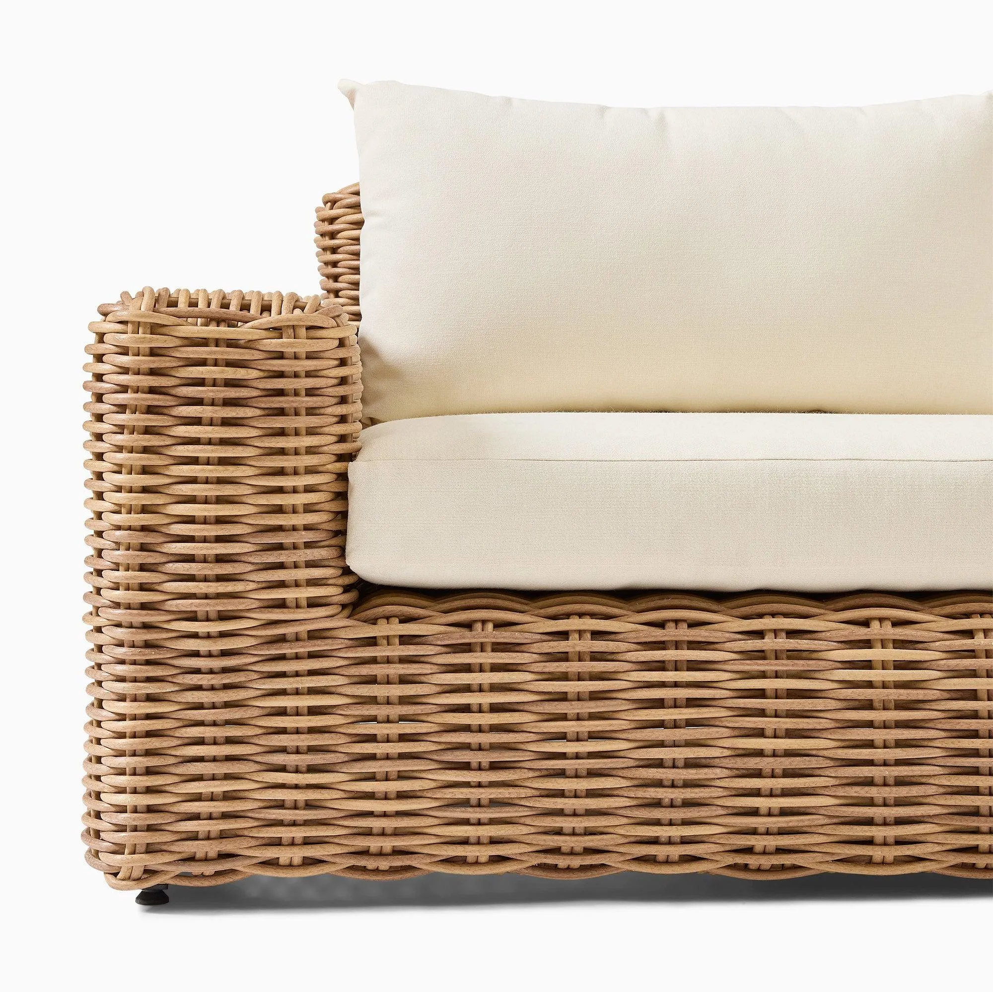 Conti All-Weather Resin Wicker Sofa