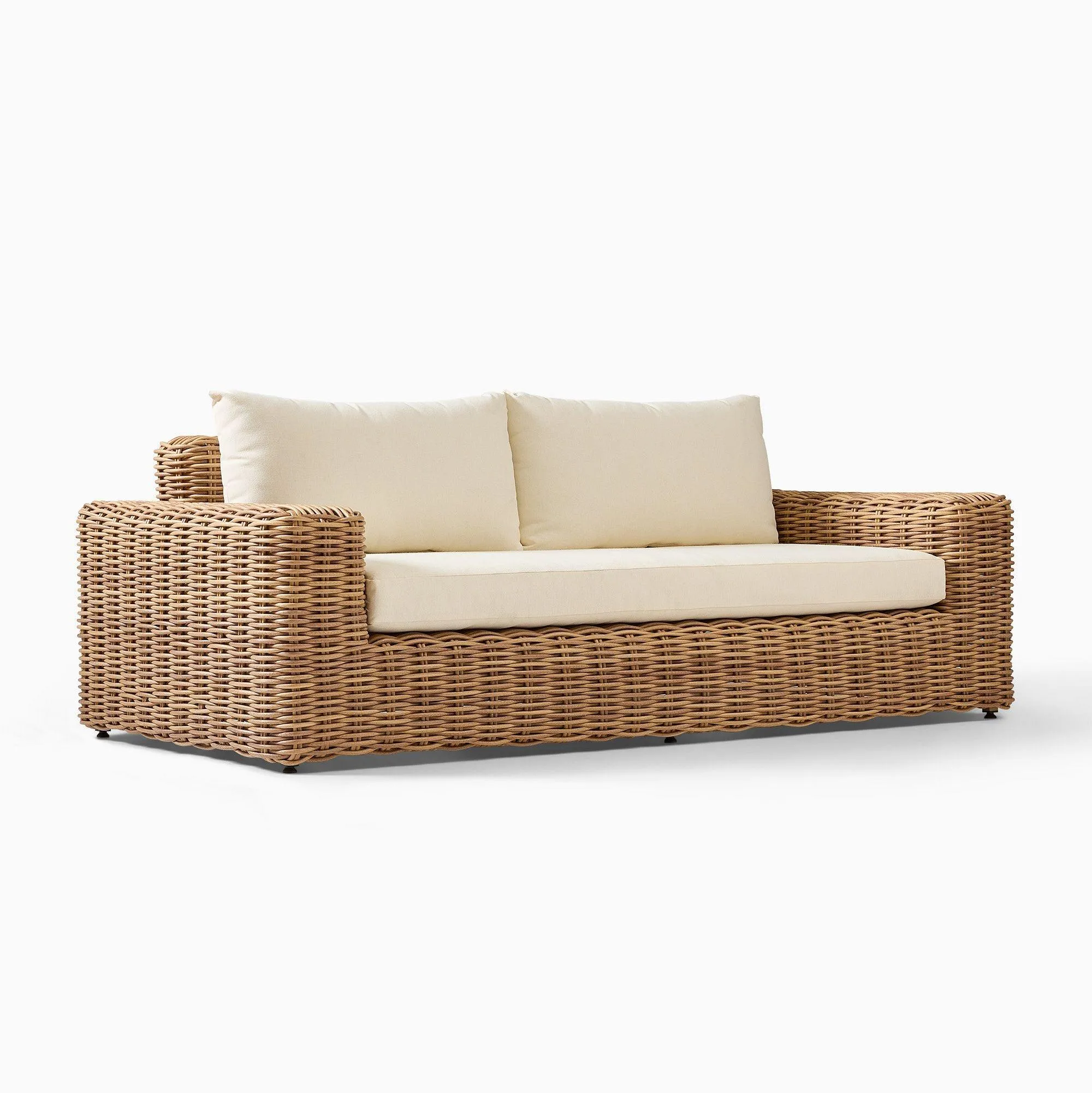 Conti All-Weather Resin Wicker Sofa