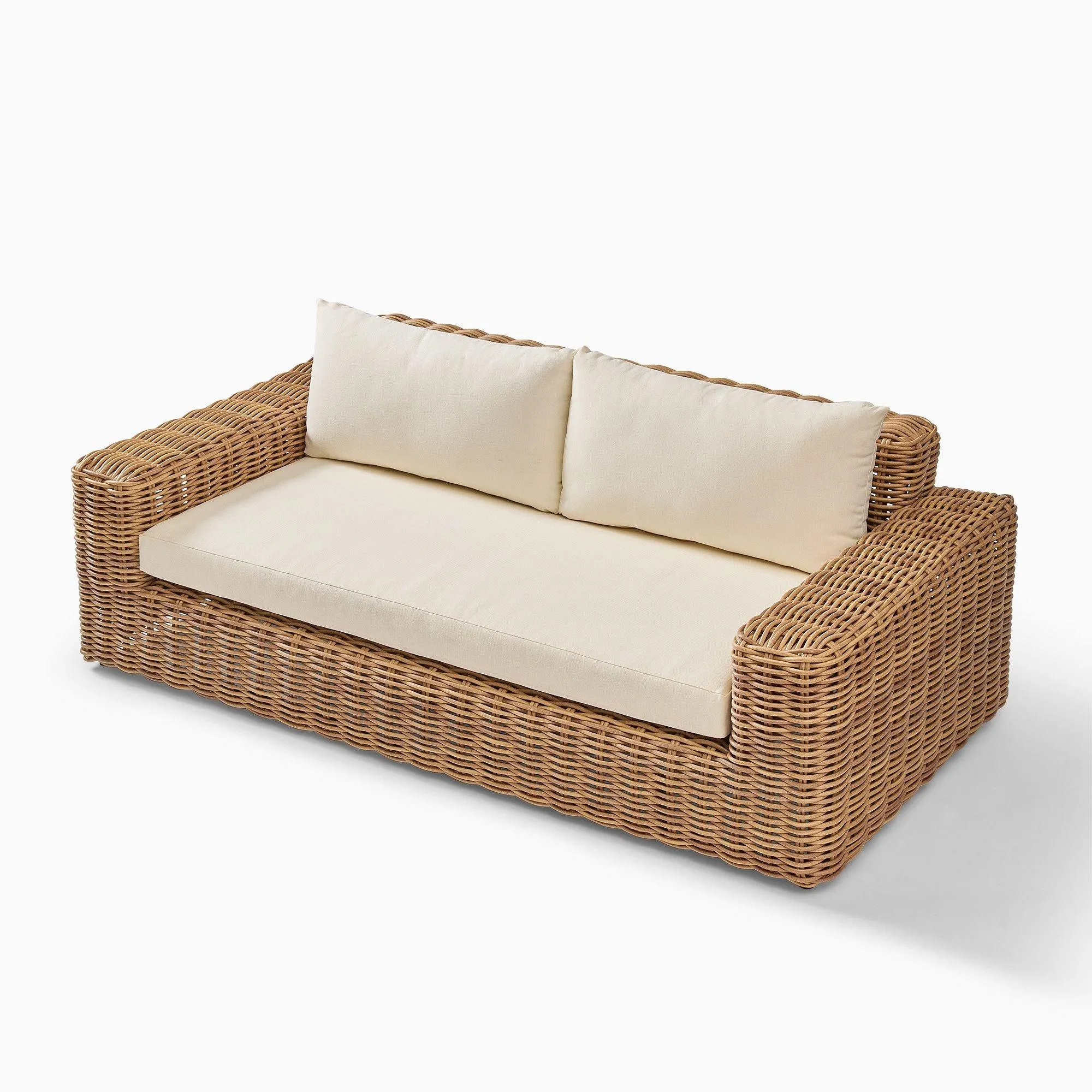 Conti All-Weather Resin Wicker Sofa