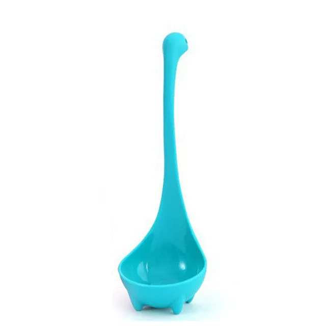 Creative Spoon Cute Upright Spoons Candy Color Resin Long-necked Dinosaur Model Tablespoon Dinnerware Cooking Tools