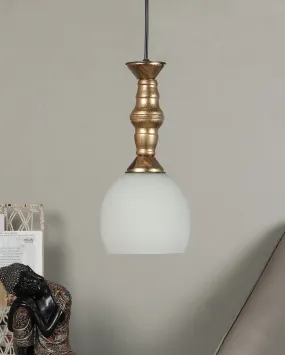 Cutdoom Glass Single Hanging Ceiling Lamp