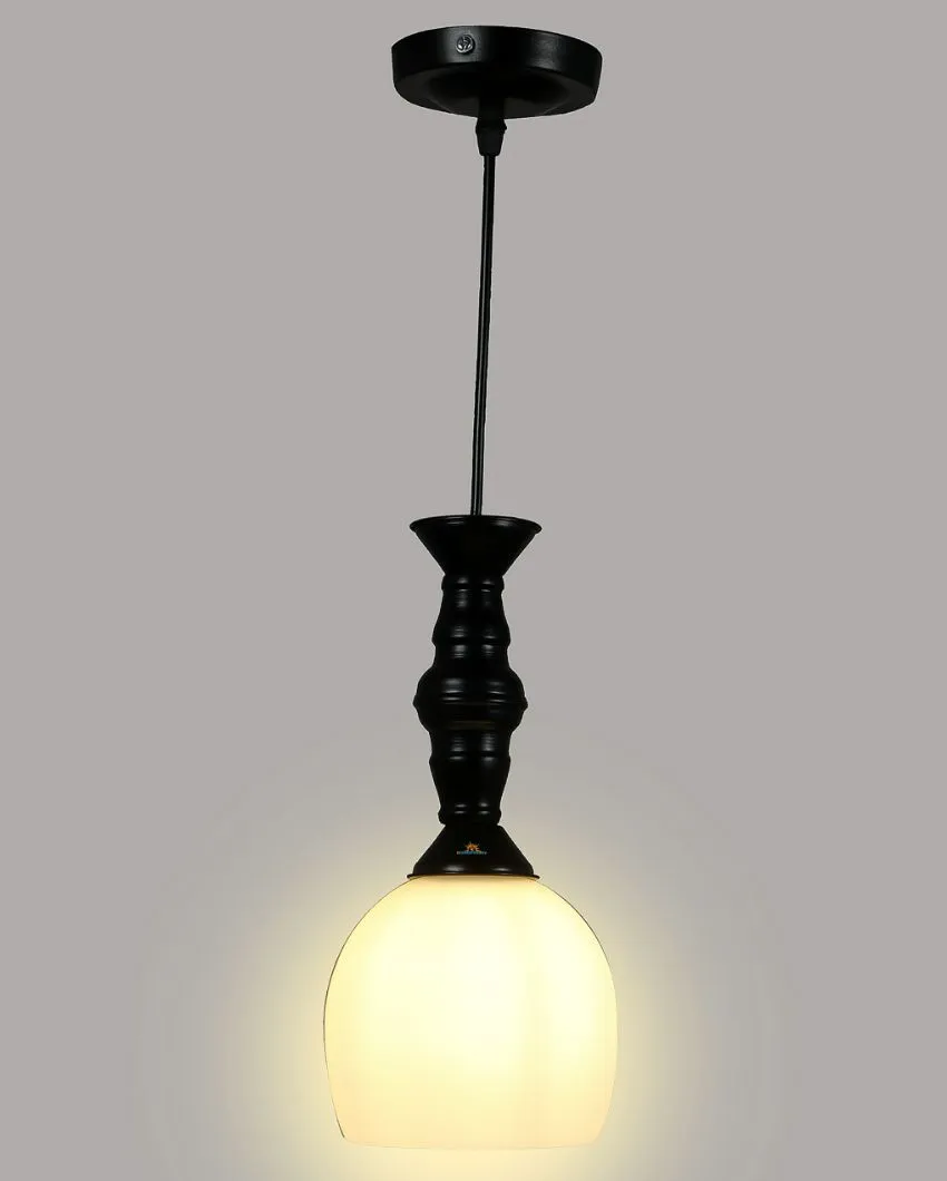 Cutdoom Glass Single Hanging Ceiling Lamp