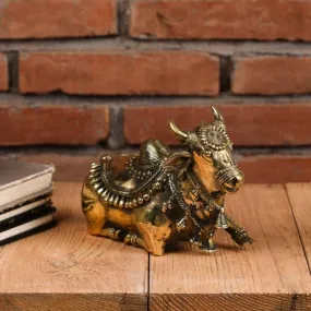 Decorative Brass Nandi Idol