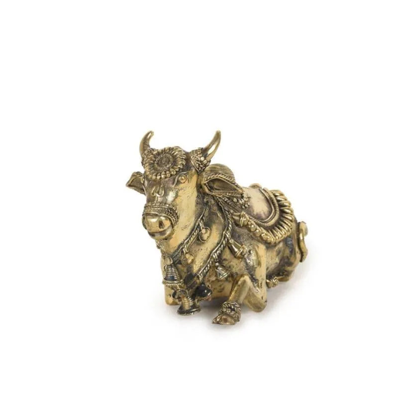 Decorative Brass Nandi Idol