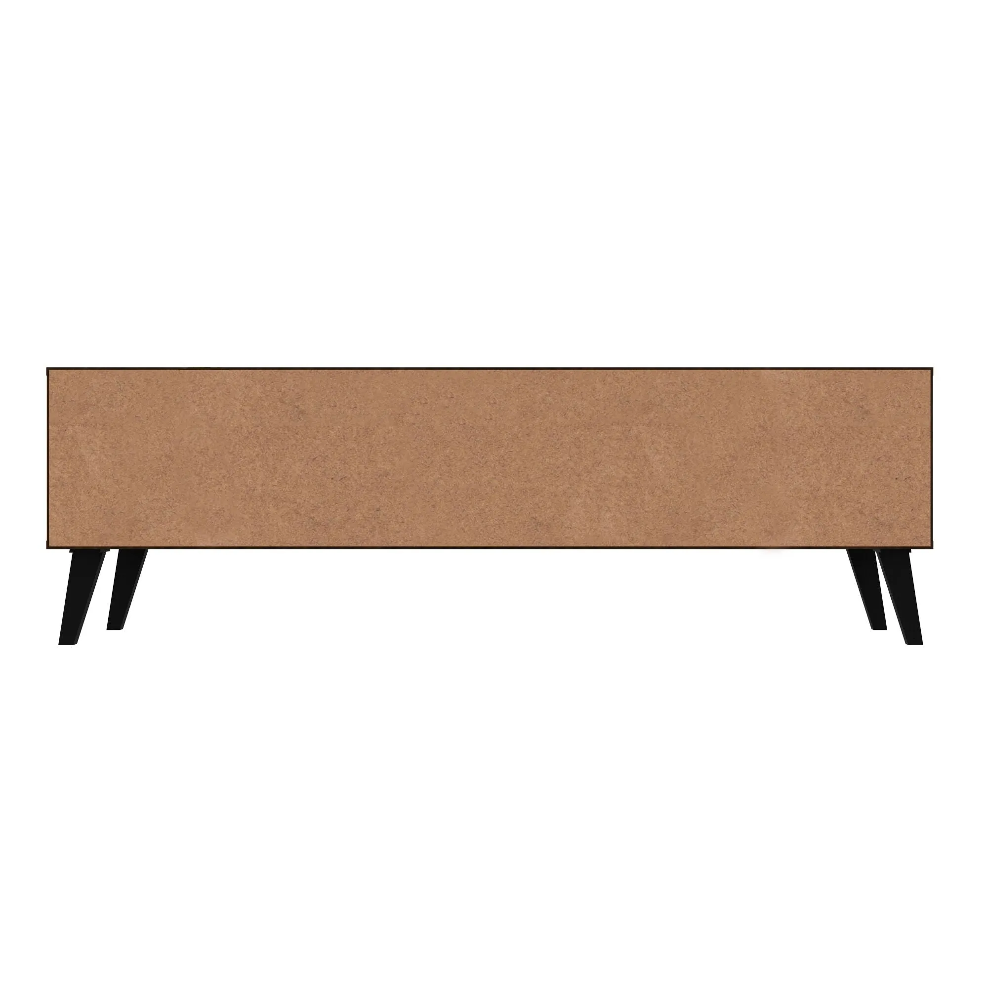 Doyers 62.20 Mid-Century Modern TV Stand in Nut Brown