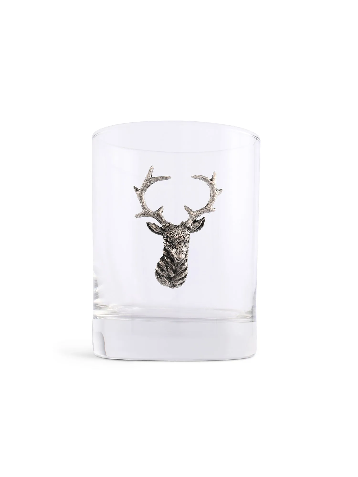 Elk Head Double Old Fashioned Glass