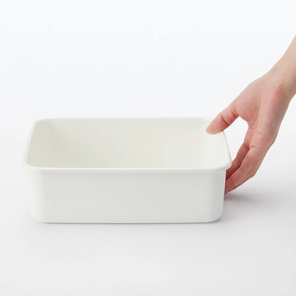 Enamel Storage Container
