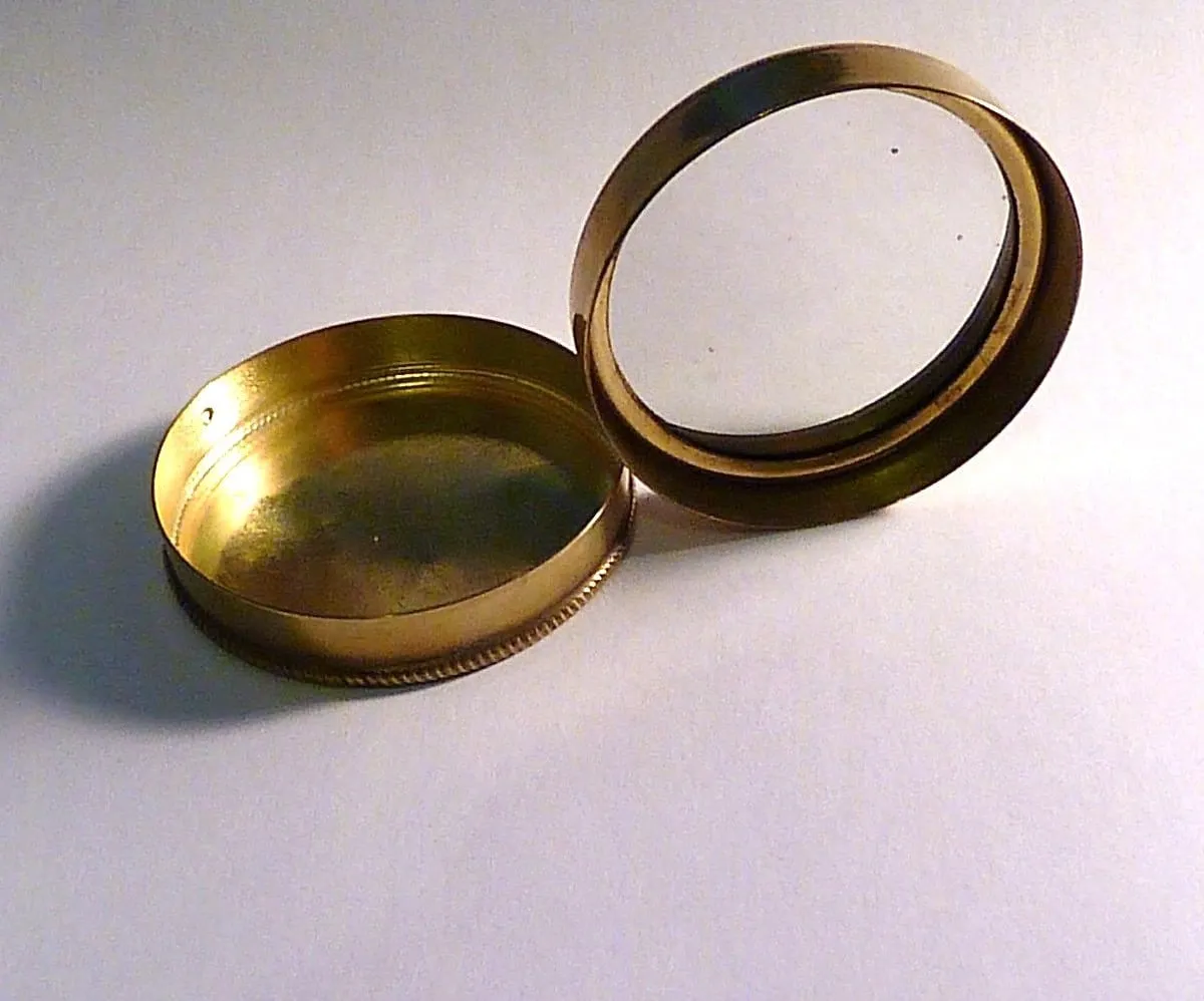 Extremely rare authentic Art Deco compact rare French celluloid compact mirror 1920s
