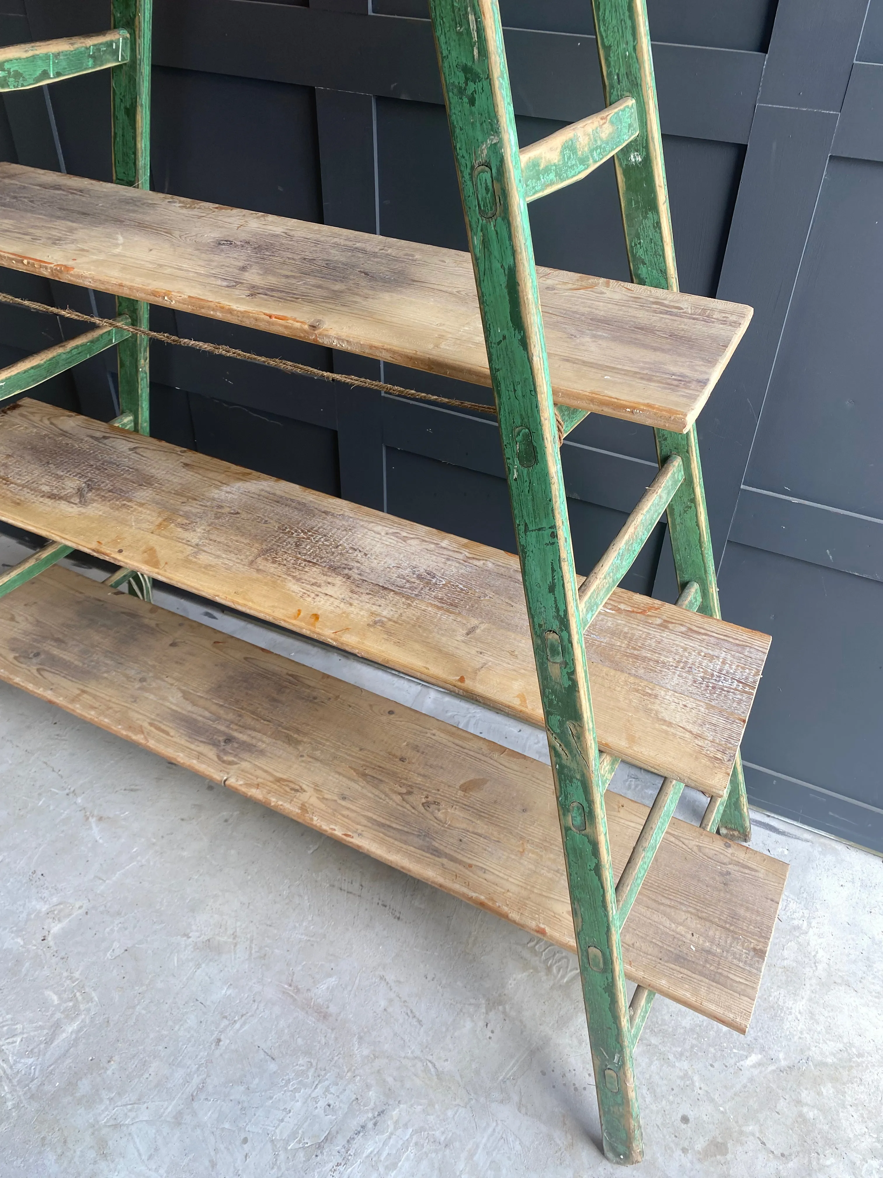 French fruit picking Ladder display unit