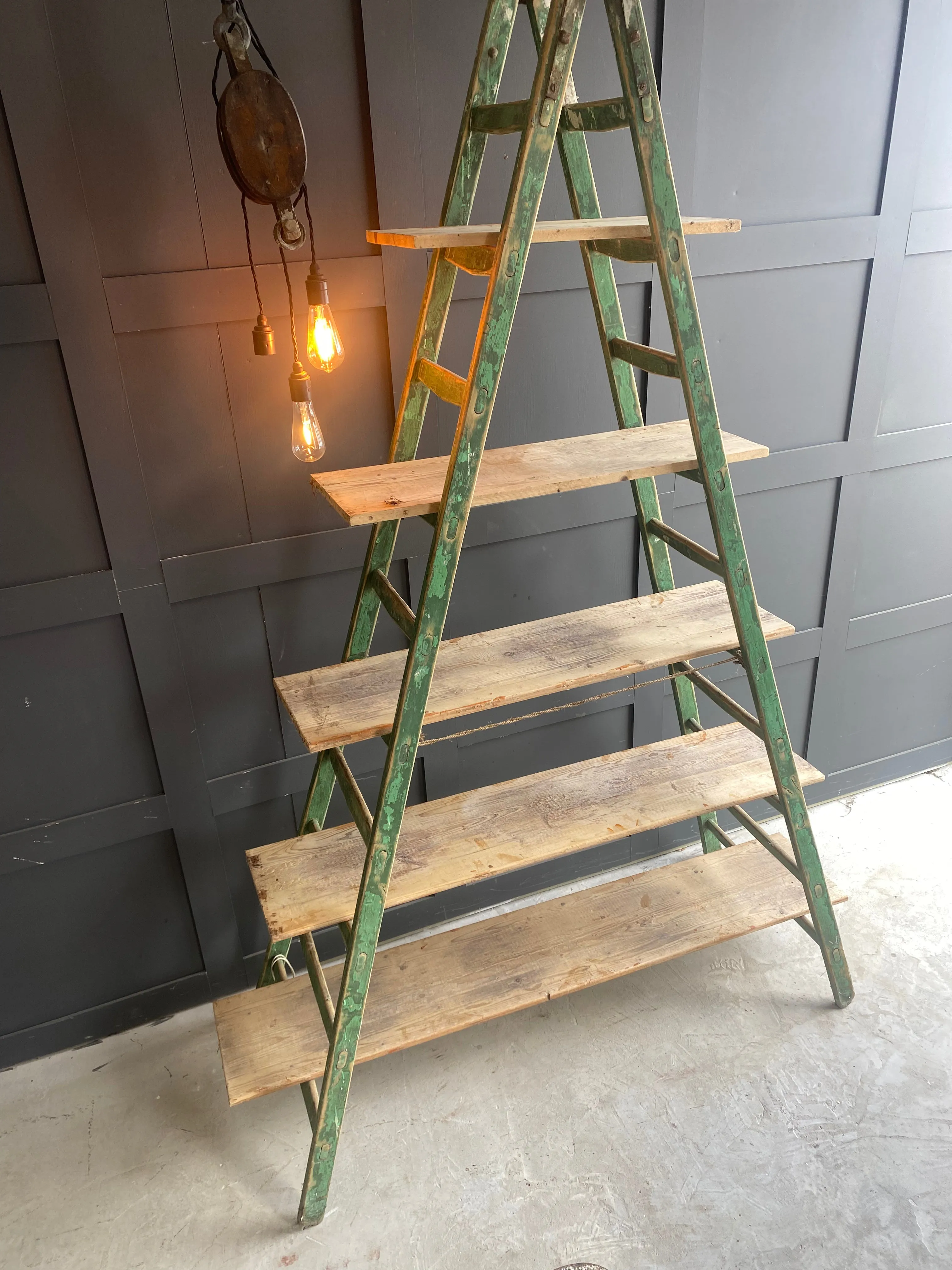French fruit picking Ladder display unit
