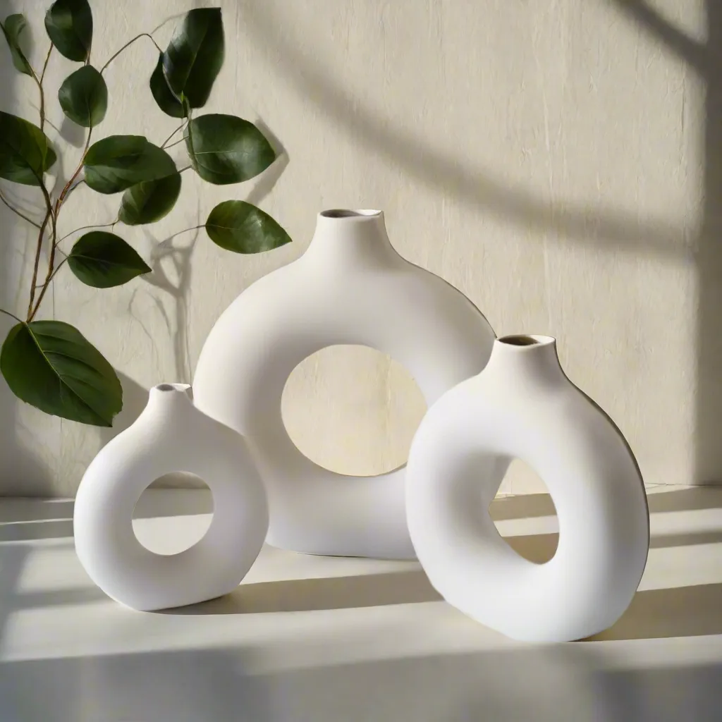 Generic Ceramic Donut Vase Small