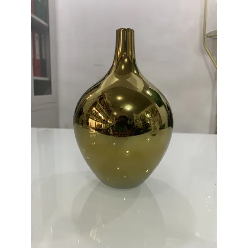 Gold Tear Drop Vase