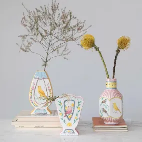 Hand Painted Ceramic Vase