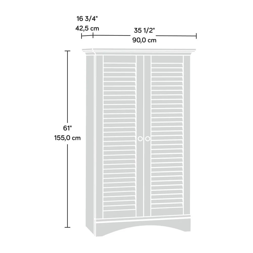 Harbor View Storage Cabinet Aw - Stylish 2-Door Storage Solution
